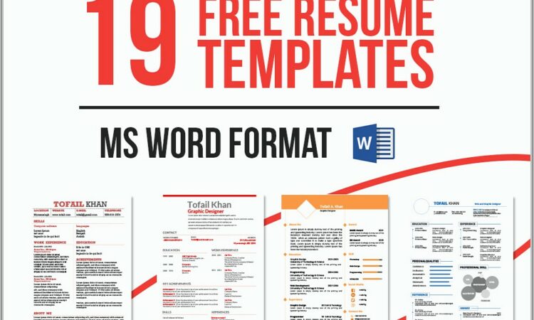 Download Free Resume Templates For Mac