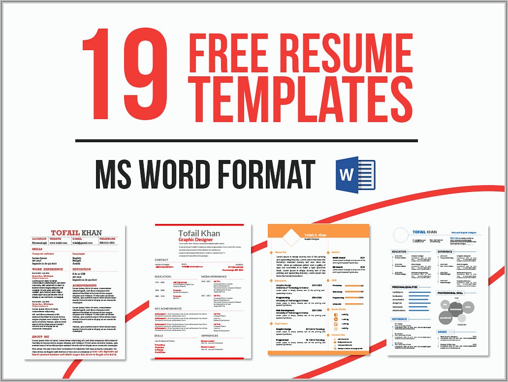 Download Free Resume Templates For Mac