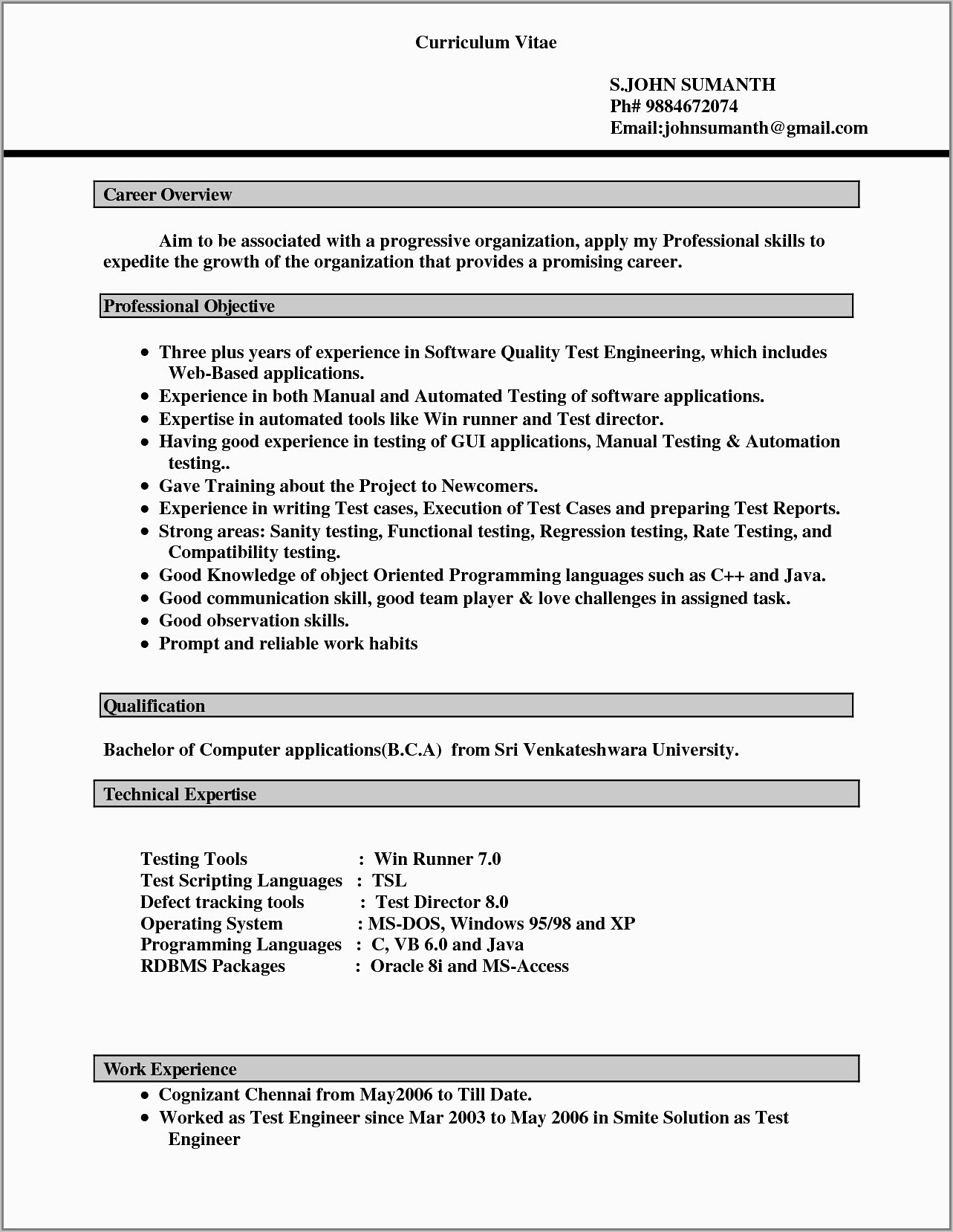Download Resume Templates For Ms Word