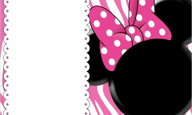 Downloadable Minnie Mouse Birthday Invitations