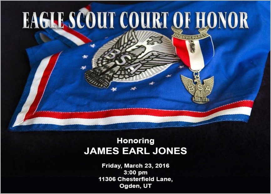 Eagle Scout Coh Invitations