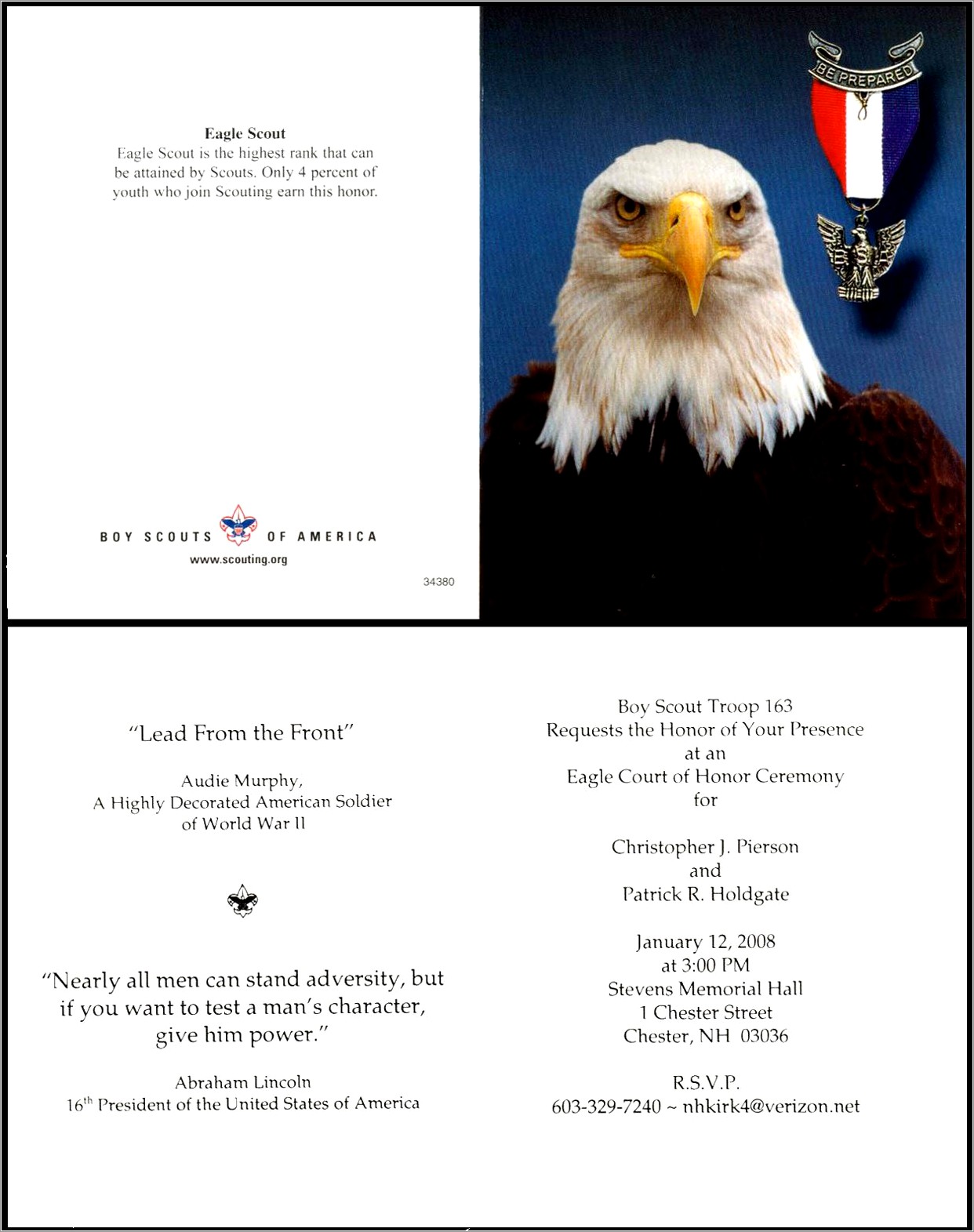 Eagle Scout Invitations Free