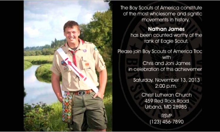 Eagle Scout Invitations Template