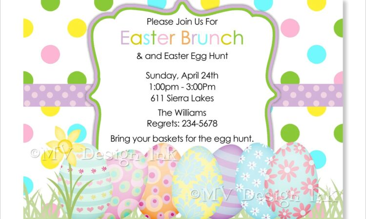 Easter Brunch Invitation Wording