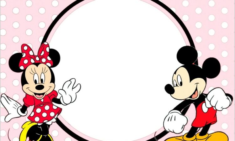 Editable Mickey Mouse Invitation Template