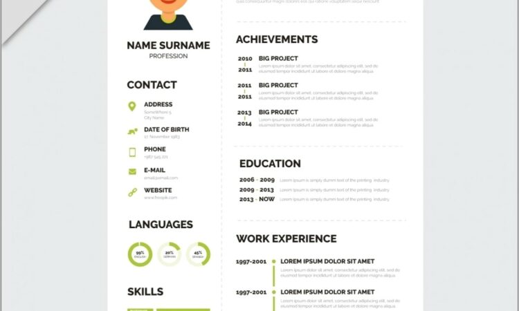 Editable Resume Format Free Download