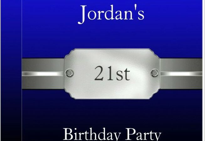 Elegant Birthday Invitation Card Design