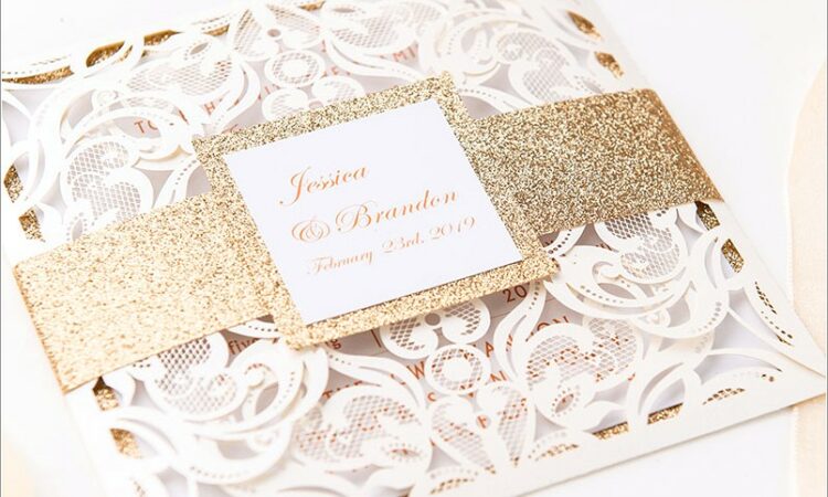 Elegant Shimmer Wedding Invitations