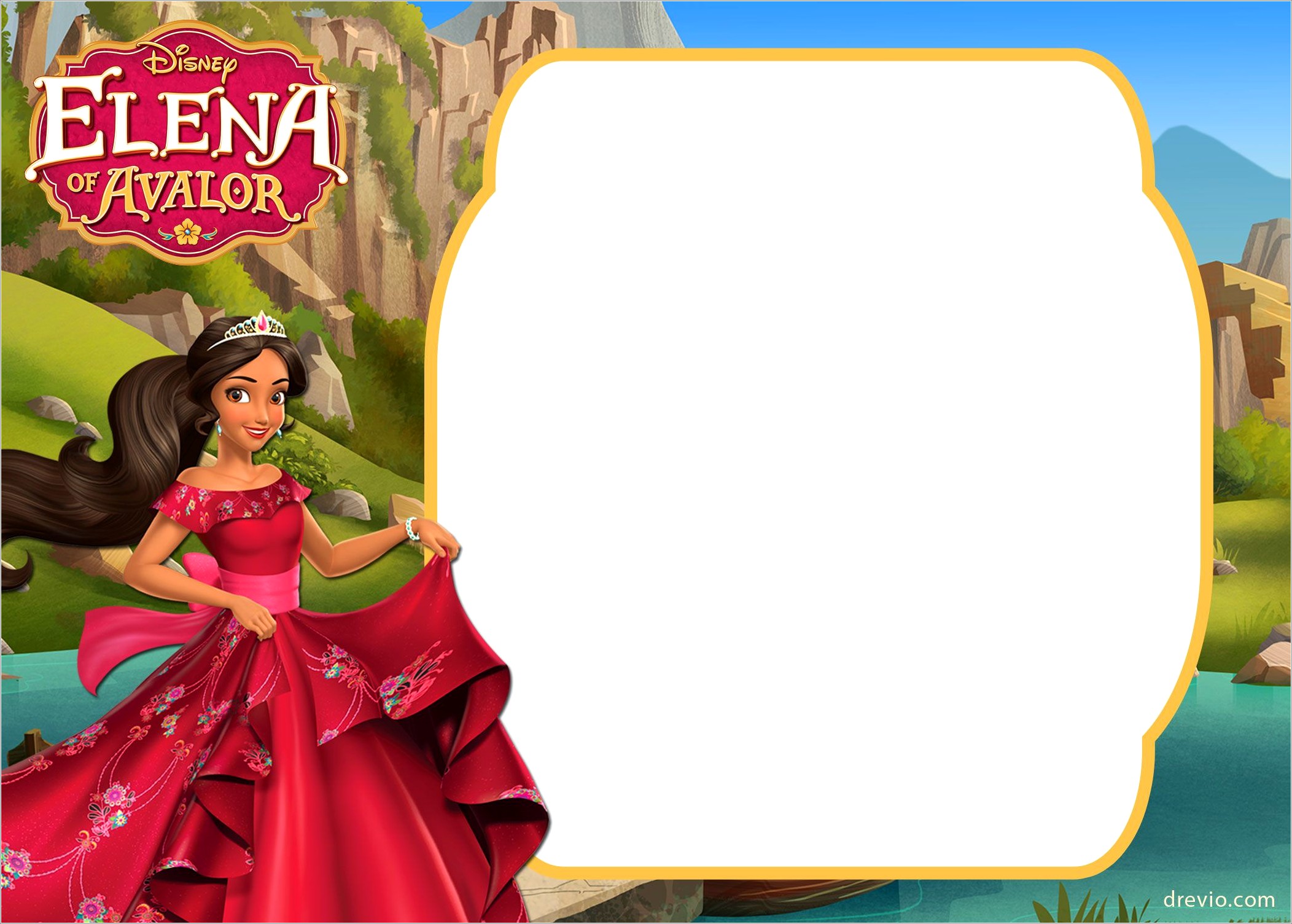 Elena Of Avalor Custom Invitations