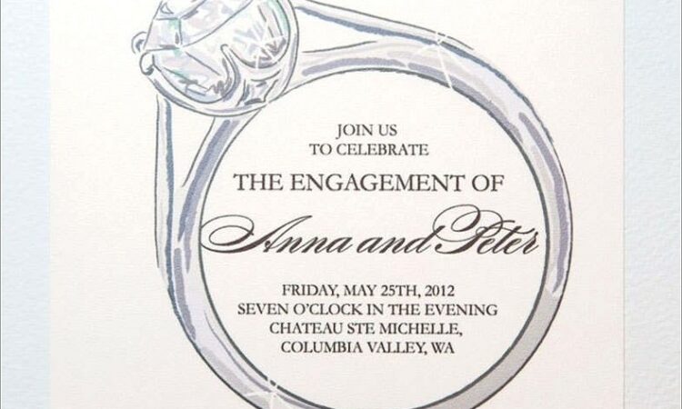 Engagement Invitation Design Templates