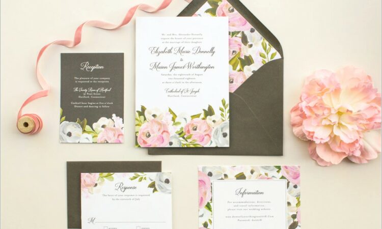 Etiquette On Sending Wedding Invitations