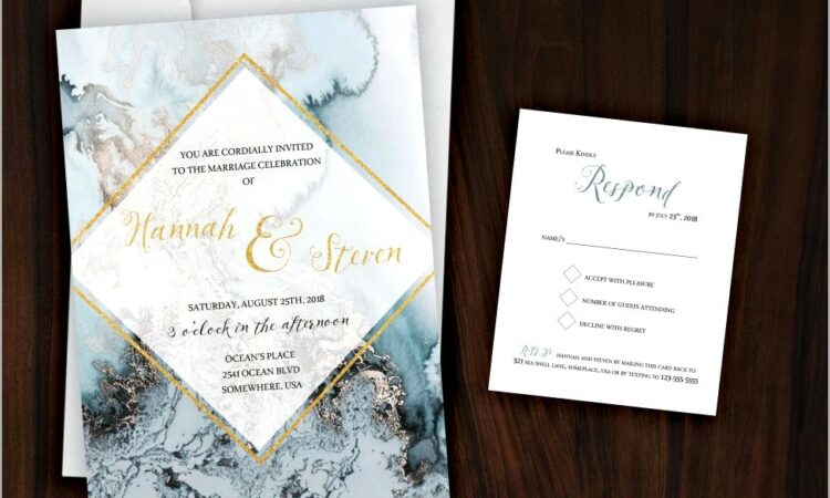 Etsy Beach Wedding Invitations