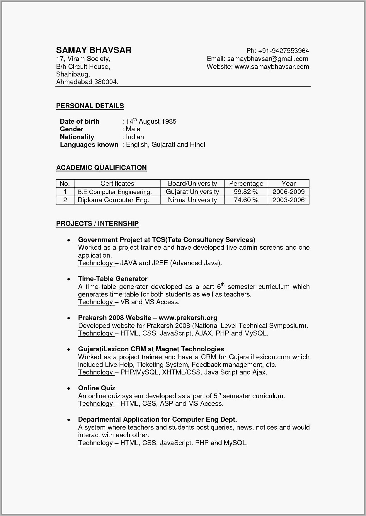 Example Of Functional Resume For Nurses