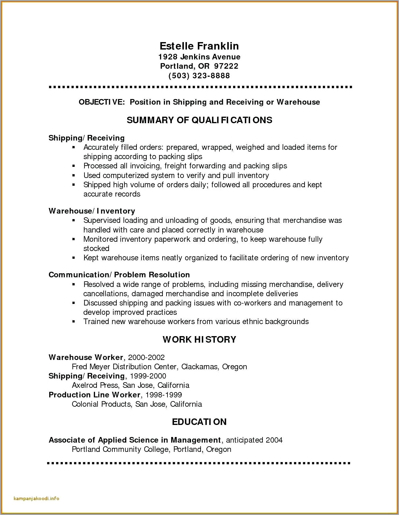 Examples Of Certified Medical Assistant Resumes