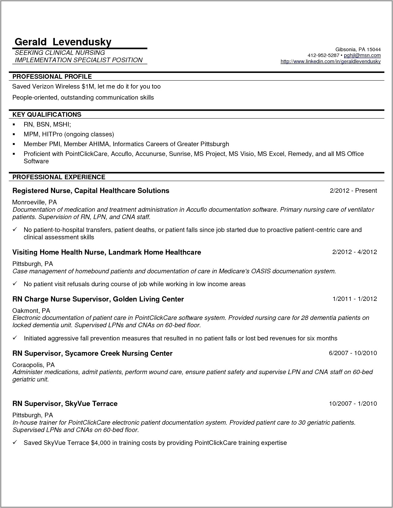 Examples Of New Lpn Resumes