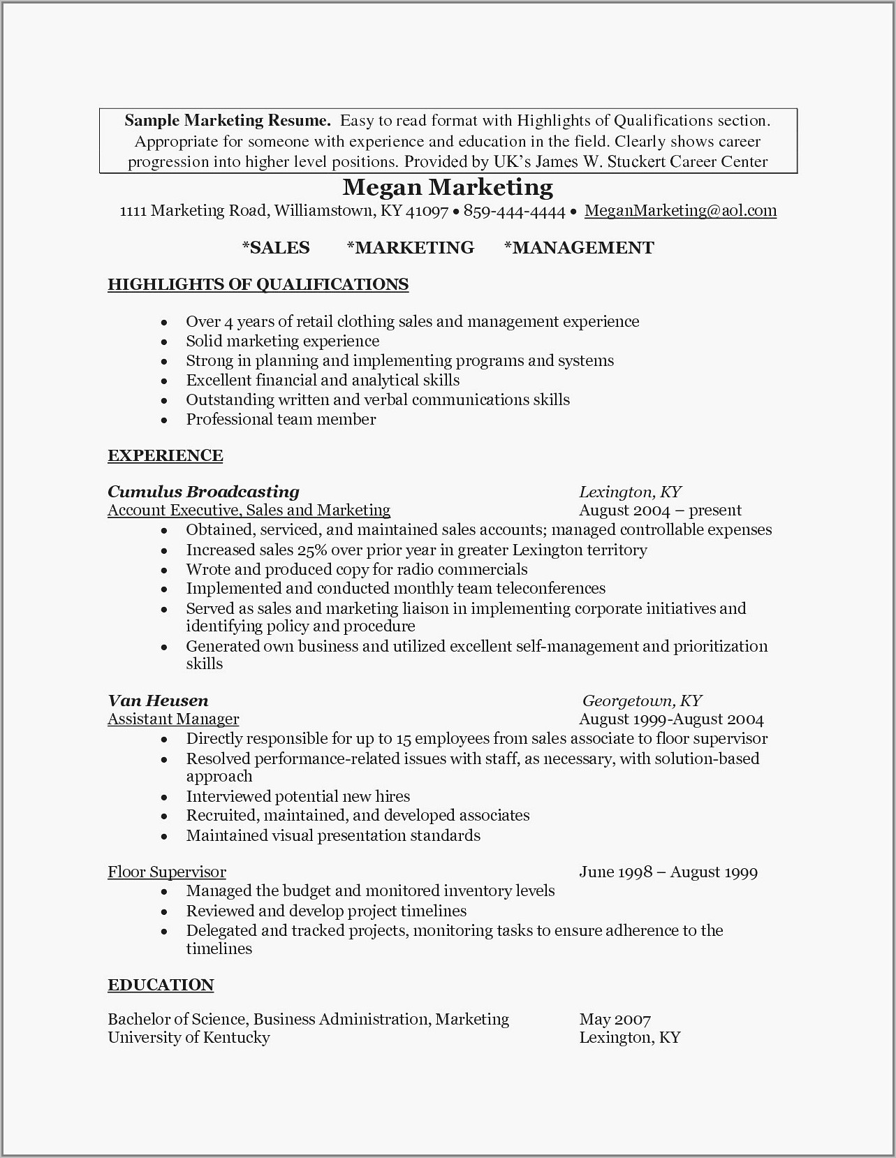 Examples Of Professional Resumes For Teachers