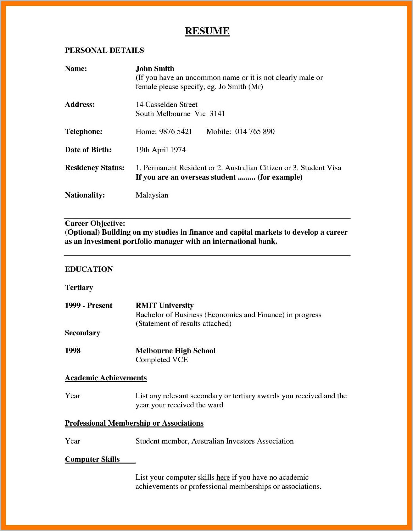 Examples Of Registered Nurse Resume Objective