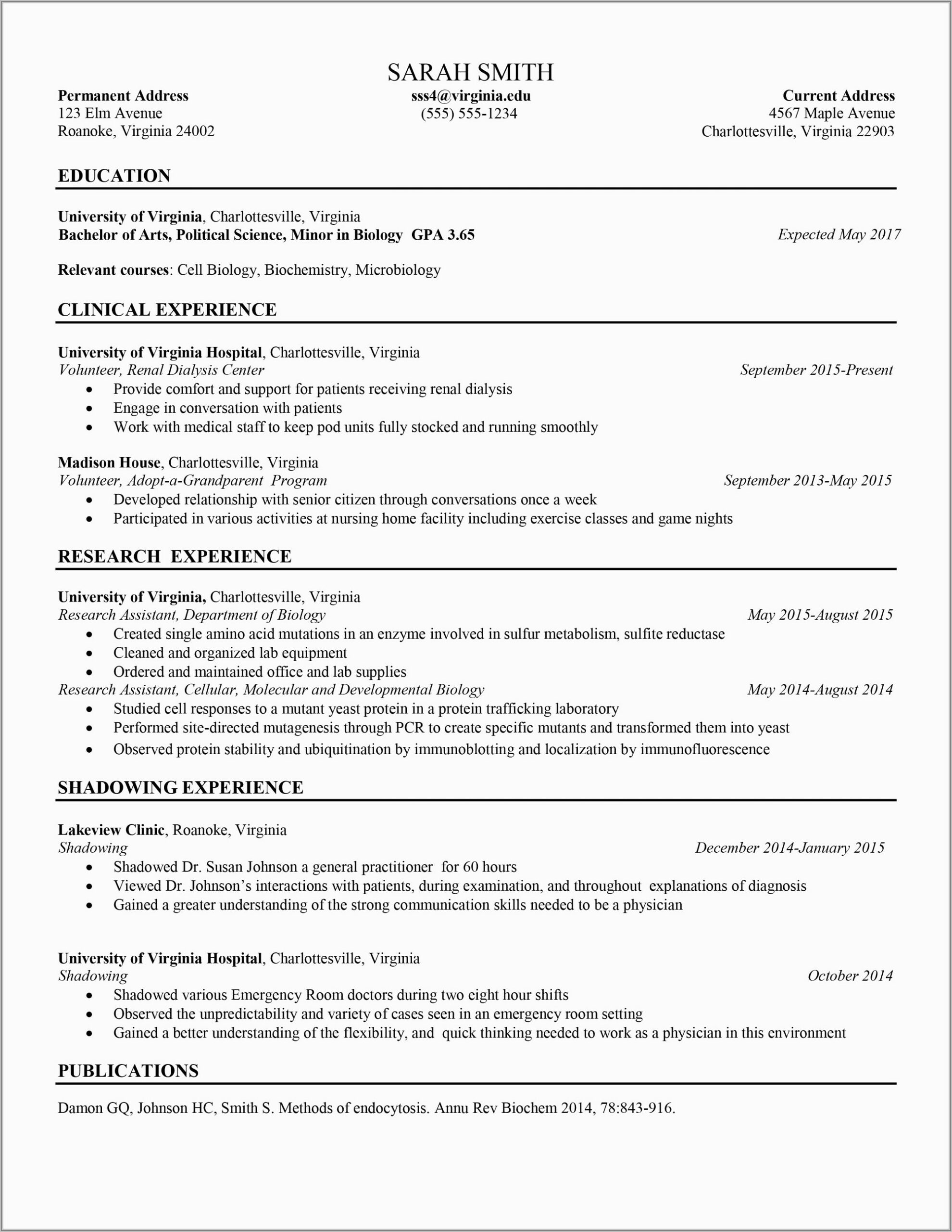 Examples Of Resumes For Registered Nurses