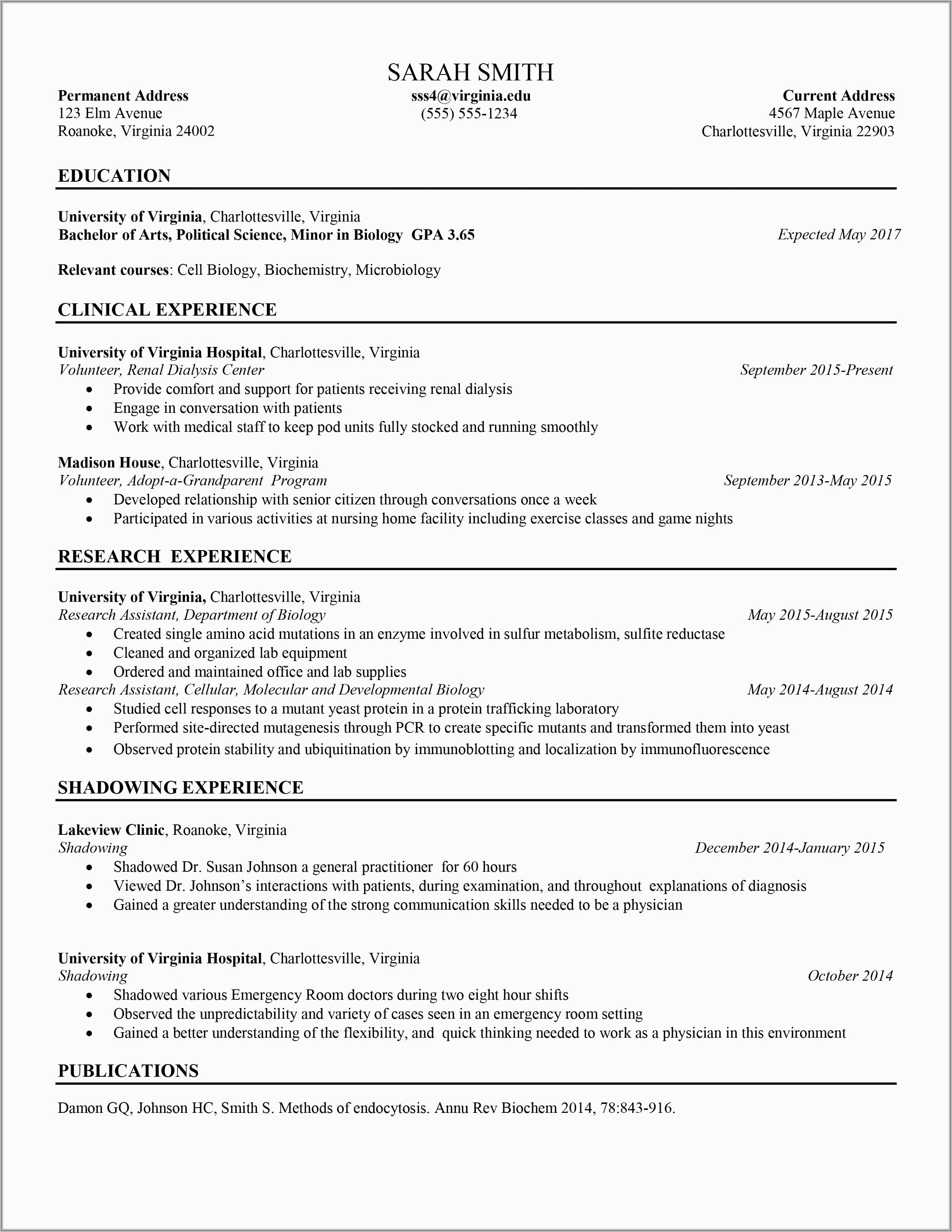 Examples Of Resumes For Registered Nurses