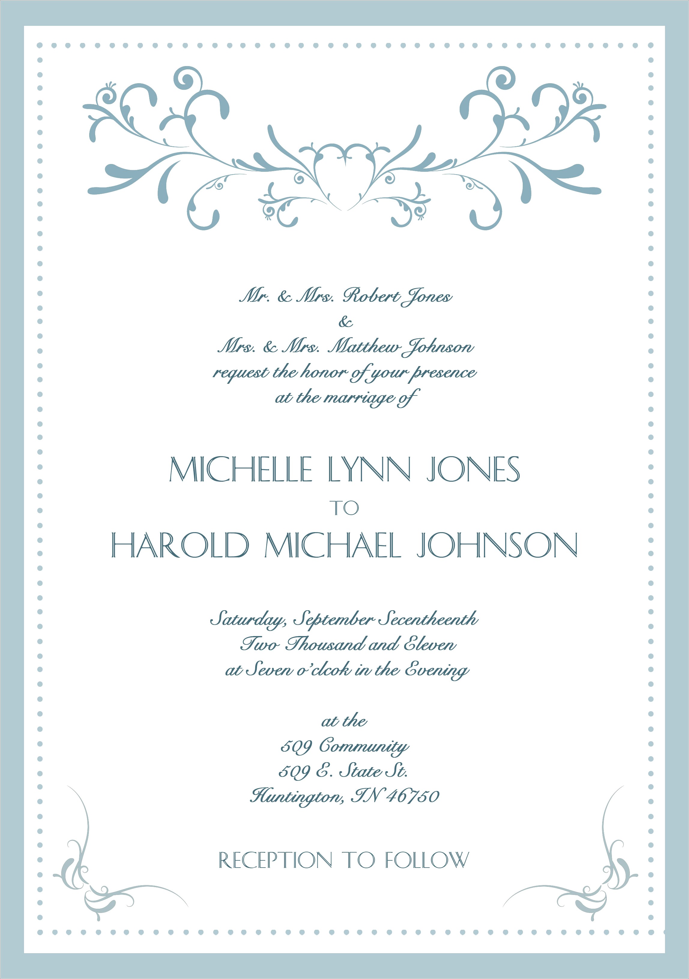 Family Reunion Invitation Wording