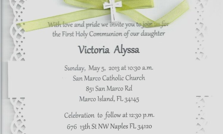 First Communion Invitations Walmart