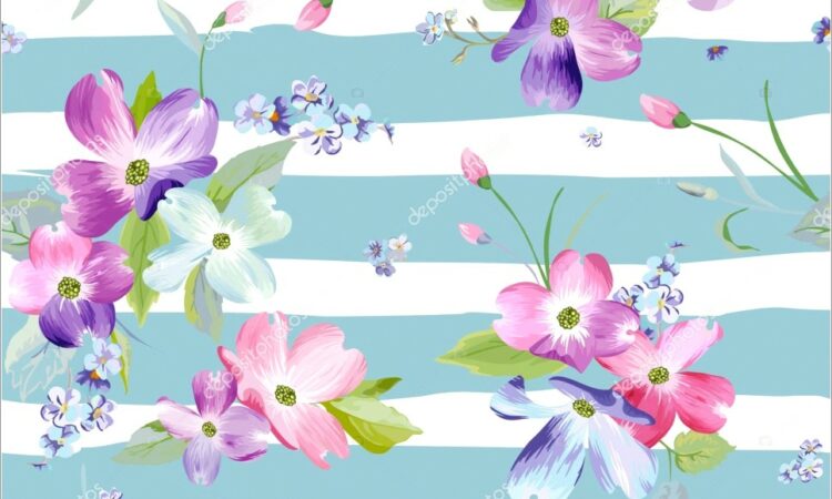 Floral Background For Wedding Invitation