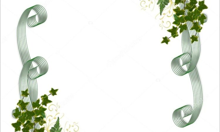 Floral Border For Wedding Invitation