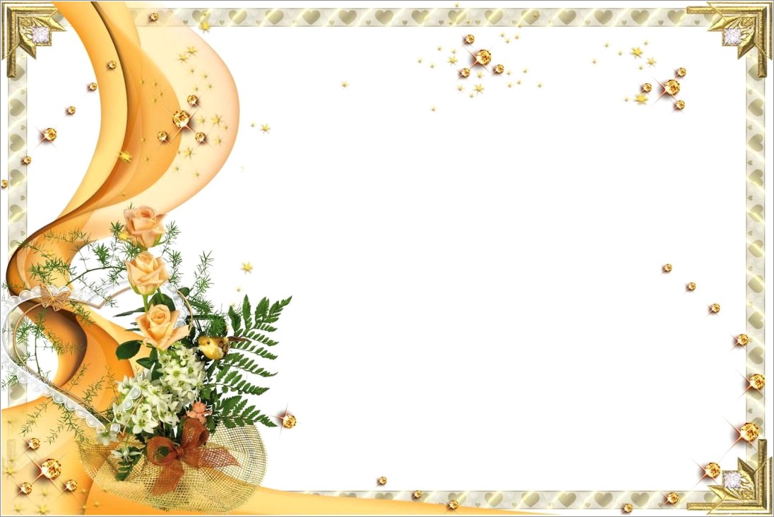 Floral Invitation Card Background Hd