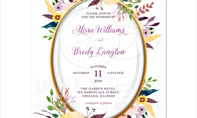 Flower Design For Wedding Invitation Png