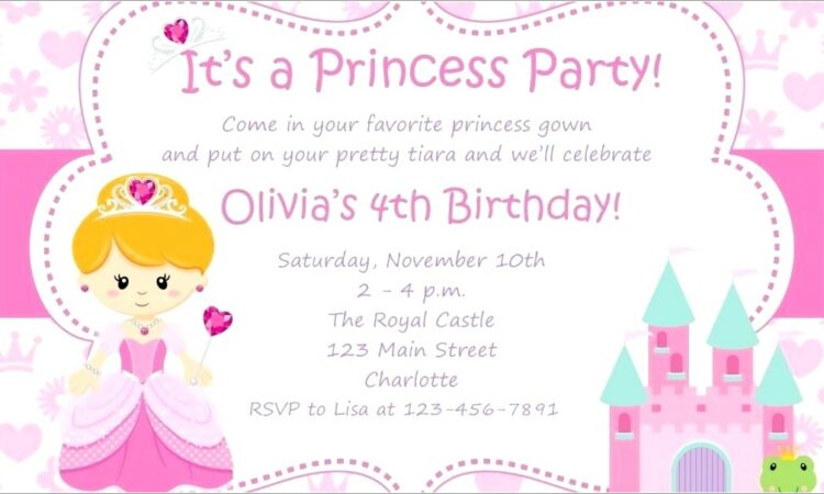 Free Birthday Invitation Templates