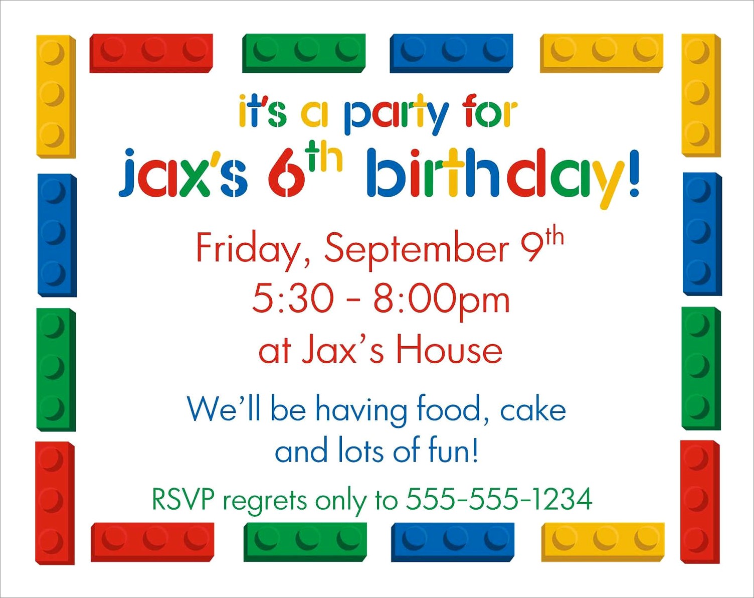 Free Birthday Invitations Templates For Word