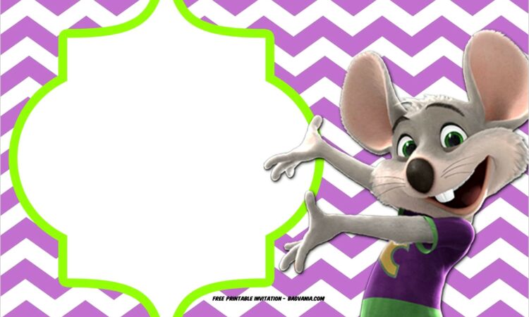 Free Chuck E Cheese Invitations Printable