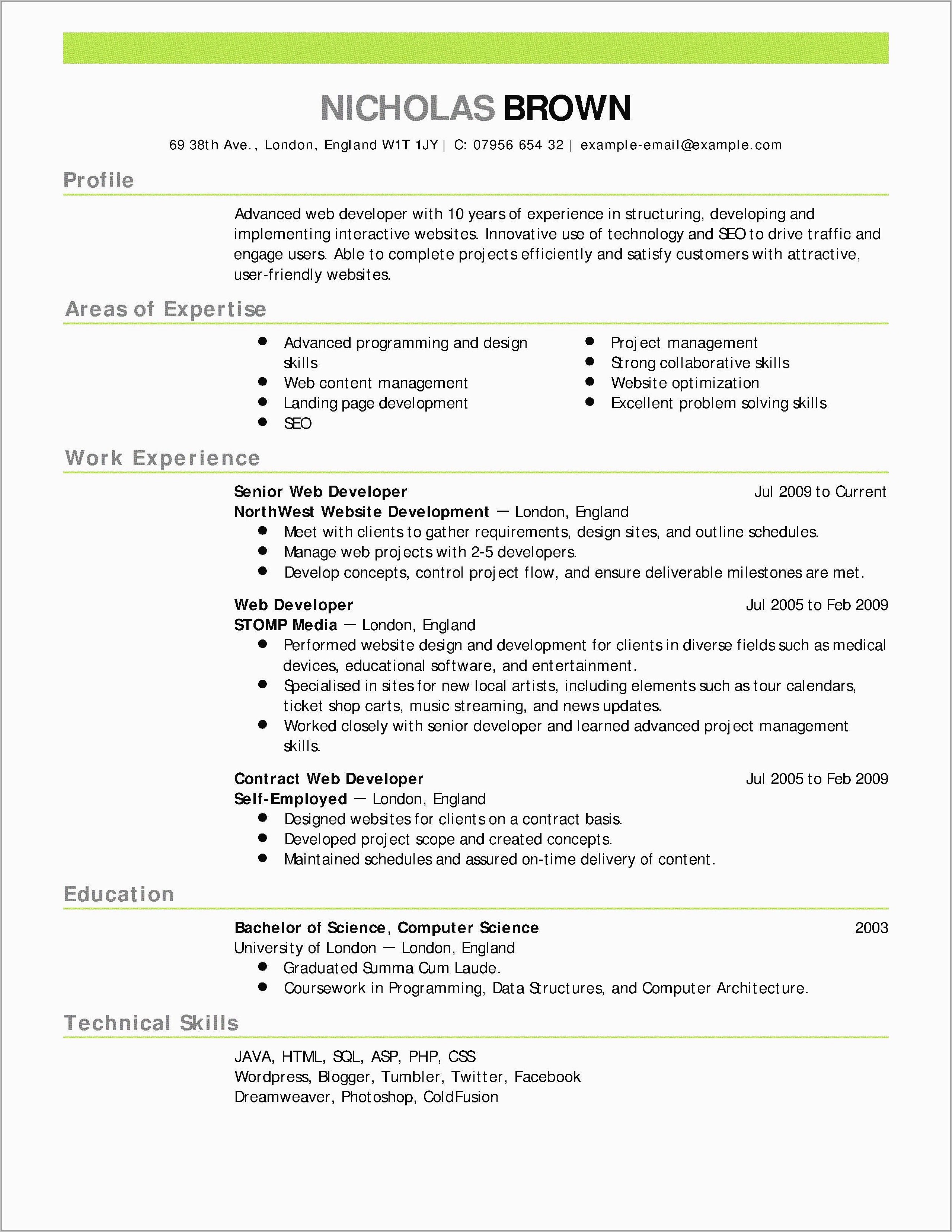 Free College Resume Builder