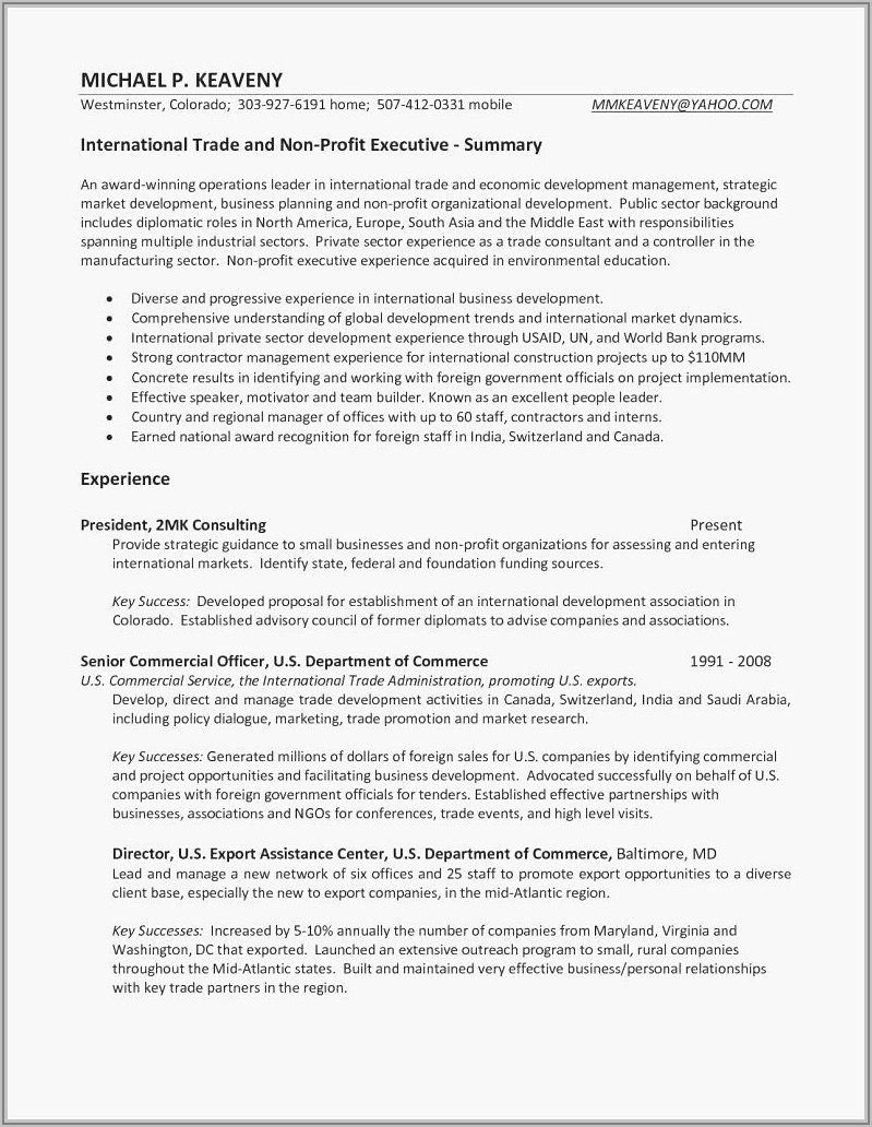 Free Cook Resume Templates