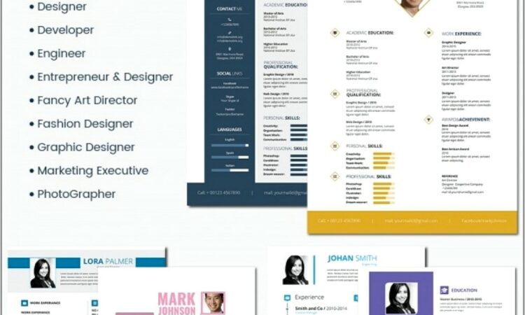 Free Creative Resume Template Doc Free Download