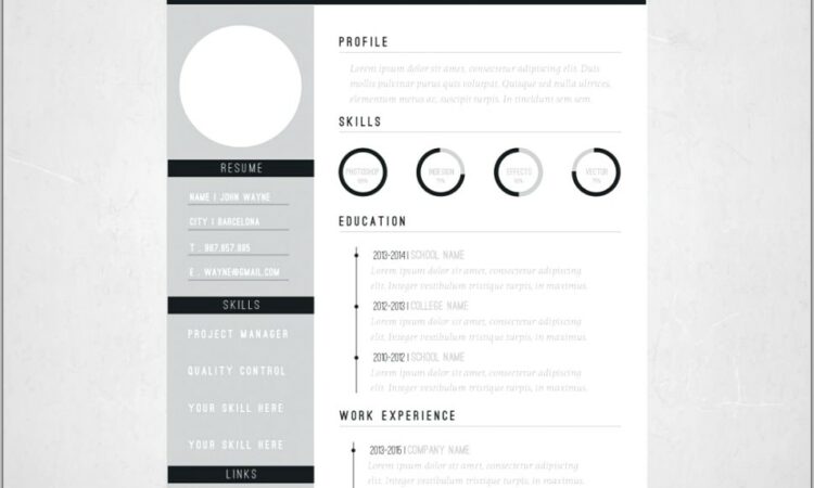 Free Curriculum Vitae Templates Mac