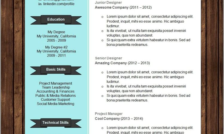 Free Cv Template Download Microsoft Word