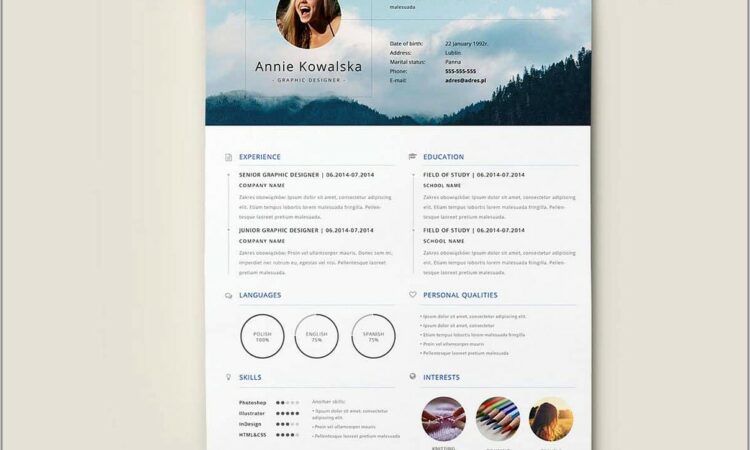 Free Cv Template Downloads