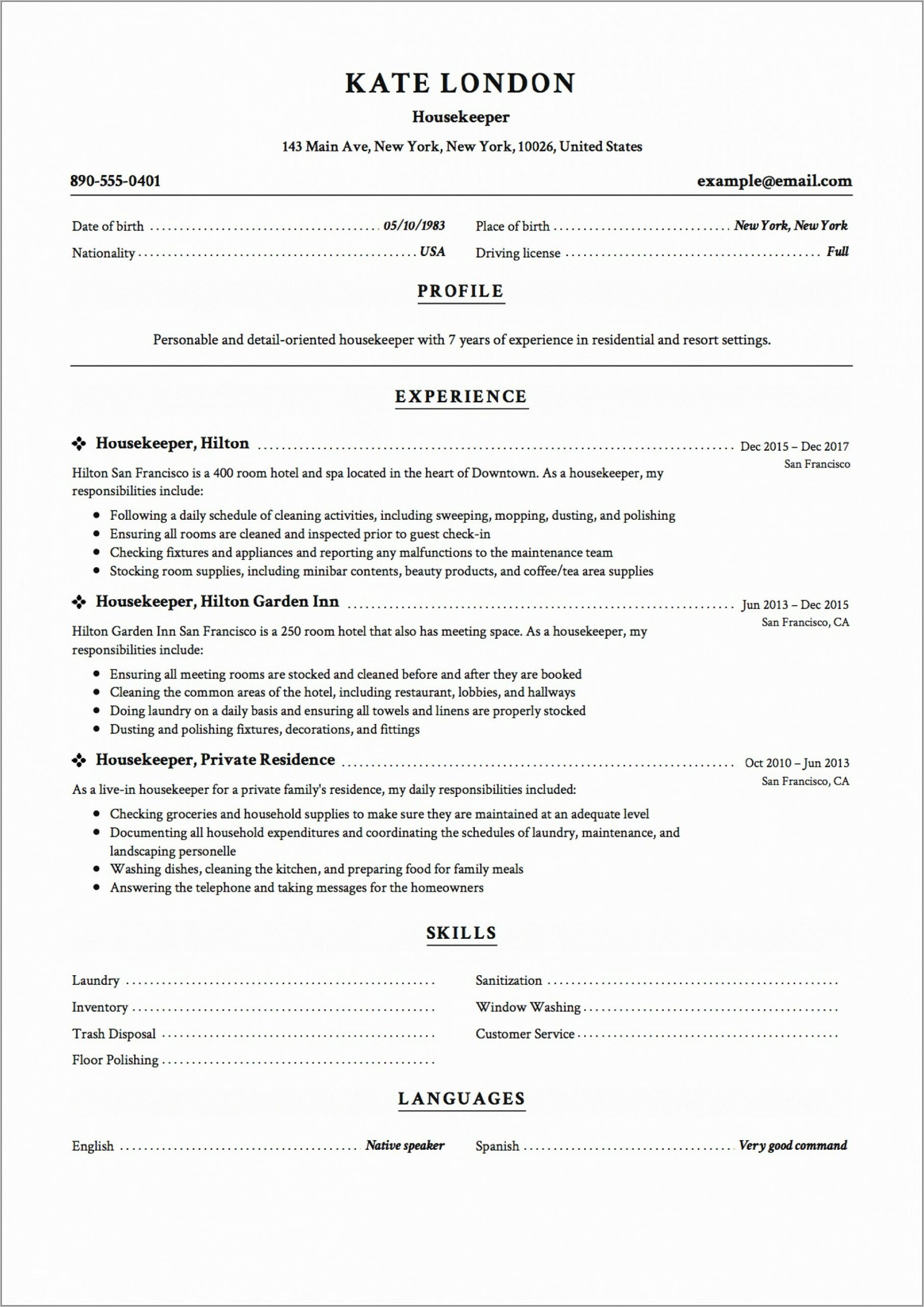Free Download Cv Samples For Freshers