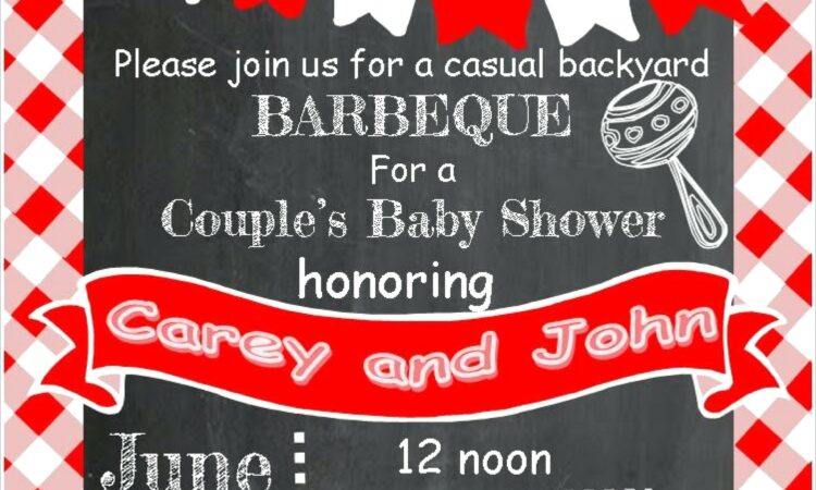 Free Downloadable I Do Bbq Invitation Template