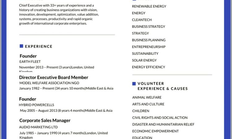 Free Editable Resume Templates