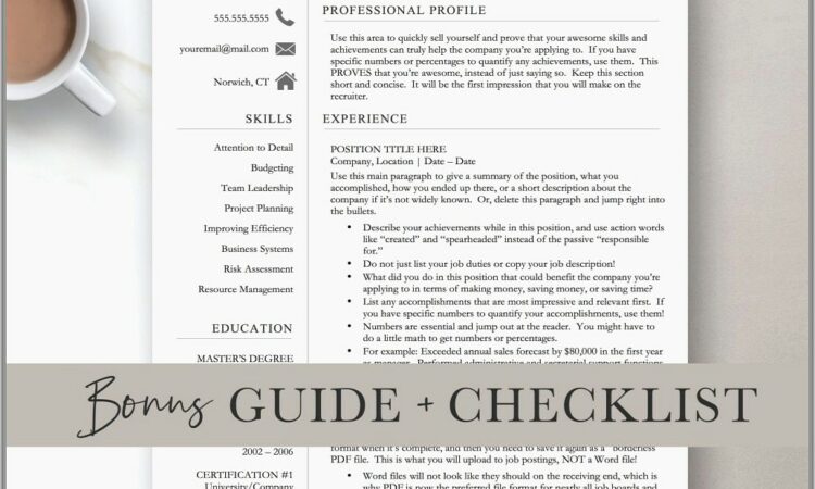 Free Executive Resume Templates 2018