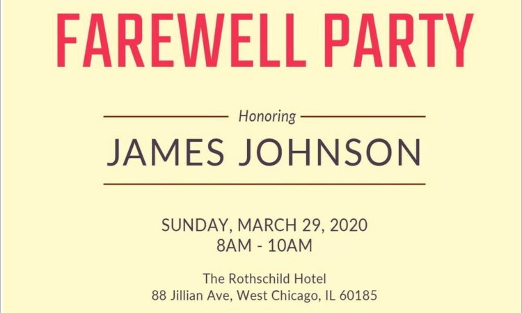 Free Farewell Invitation Template Word