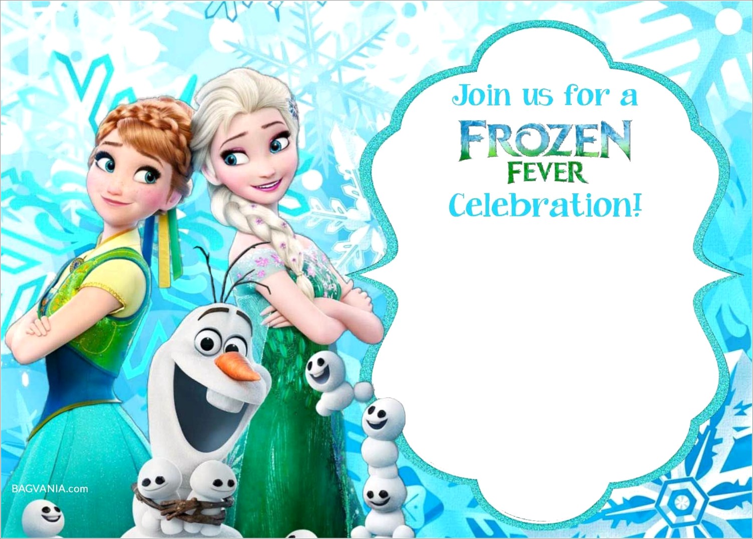 Free Frozen Birthday Invitation Templates