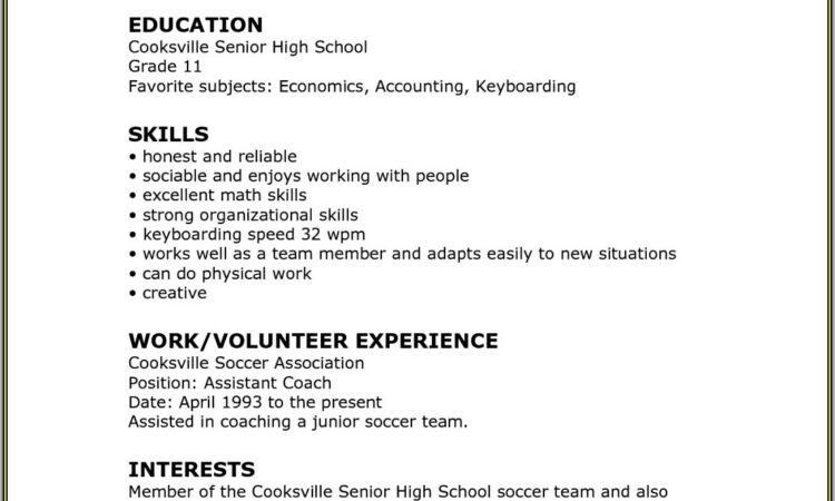 Free High School Graduate Resume Templates