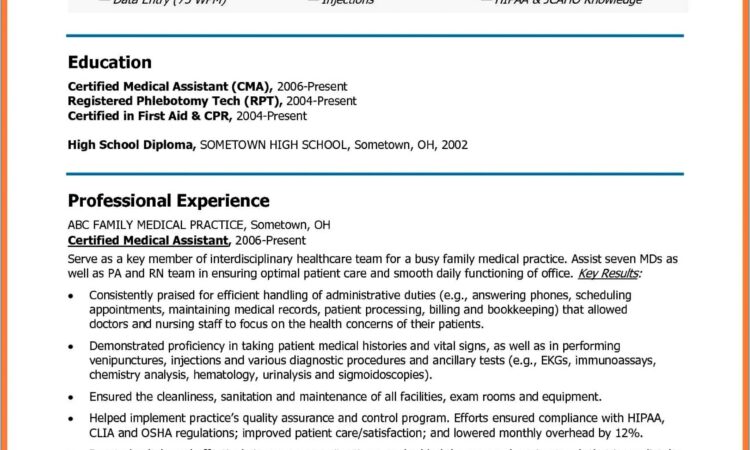 Free Medical Resume Templates