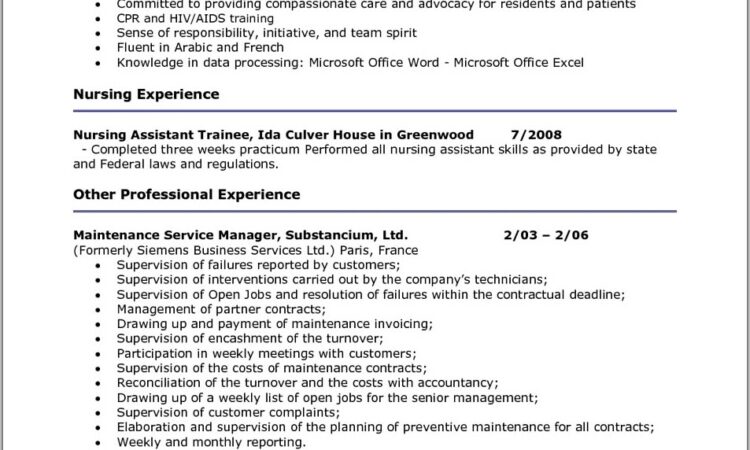 Free Microsoft Word Resume Templates For Download