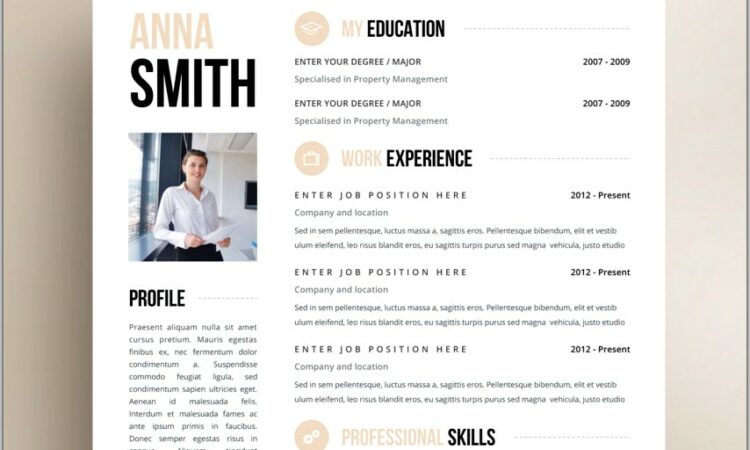 Free Modern Resume Template Download Word