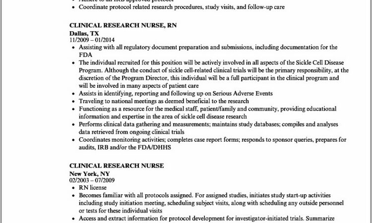 Free Nurse Resume Samples