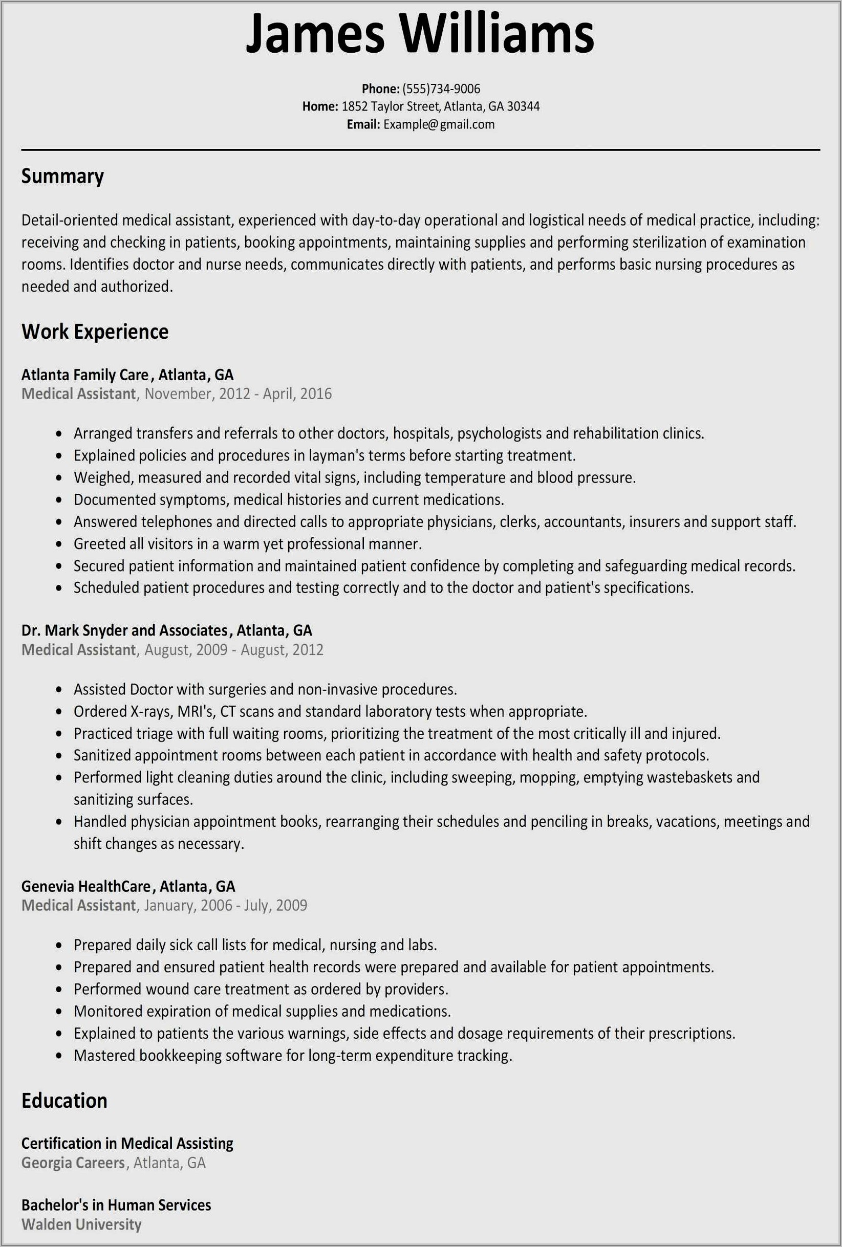 Free Nursing Resume Templates Microsoft Word